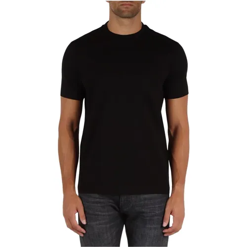 Essential Cotton Logo T-shirt , Herren, Größe: M - Emporio Armani - Modalova