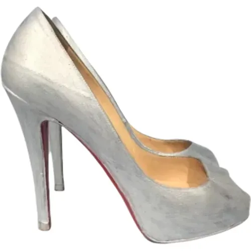 Pre-owned Leather heels , female, Sizes: 4 UK - Christian Louboutin Pre-owned - Modalova