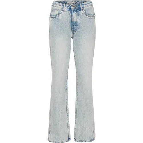 Flared Jeans , female, Sizes: W25, W26, W30 - Gestuz - Modalova