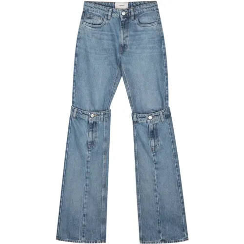 Denim Wide Leg Jeans , female, Sizes: S, XS - Coperni - Modalova