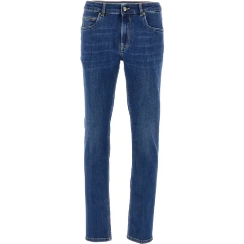 Slim-fit Jeans,Slim Fit Blaue Denim Jeans - Fay - Modalova