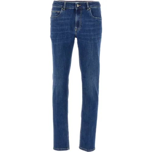 Slim-fit Jeans , Herren, Größe: W33 - Fay - Modalova