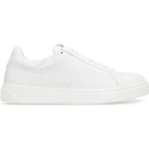 Ddb0 leather low-top sneakers , male, Sizes: 6 UK - Lanvin - Modalova