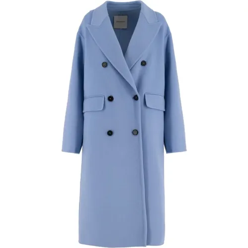 Classic Double-Breasted Coat , female, Sizes: XS, M, XL, S - Ermanno Scervino - Modalova