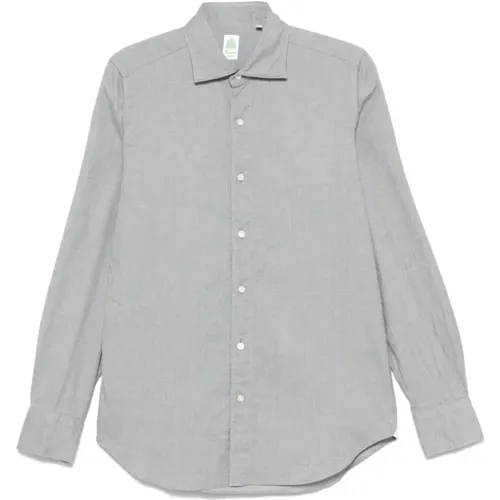 Mint Green Shirt Tokyo Style , male, Sizes: L - Finamore - Modalova