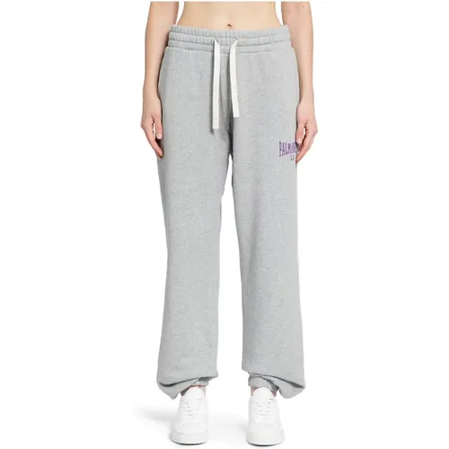 College Sweatpants Grey Violet , female, Sizes: M, XS - Palm Angels - Modalova