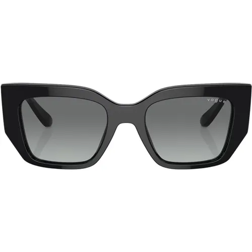 Geometric Irregular Sunglasses Gradient , female, Sizes: 51 MM - Vogue - Modalova