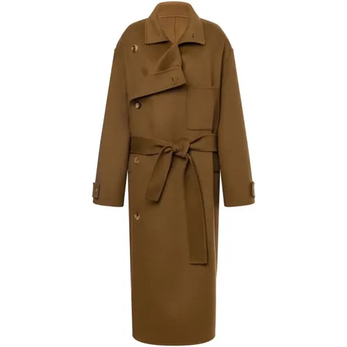 Wool Double-Breasted Coat , female, Sizes: M - Philosophy di Lorenzo Serafini - Modalova