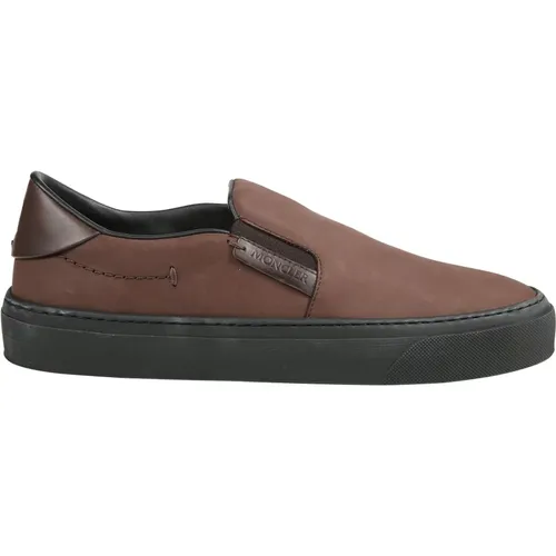 Bequeme Slip-On Schuhe , Herren, Größe: 43 EU - Moncler - Modalova