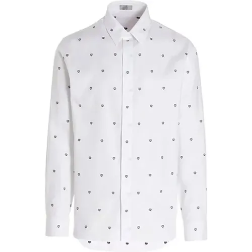 Cotton Long Sleeve Shirt , male, Sizes: M - Dior - Modalova