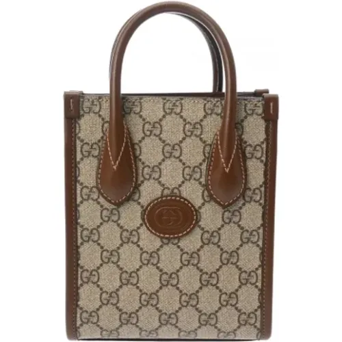 Pre-owned Canvas gucci-bags , female, Sizes: ONE SIZE - Gucci Vintage - Modalova