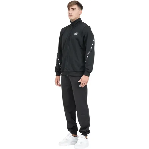 Sportlicher Poly Tape Trainingsanzug , Herren, Größe: XL - Puma - Modalova