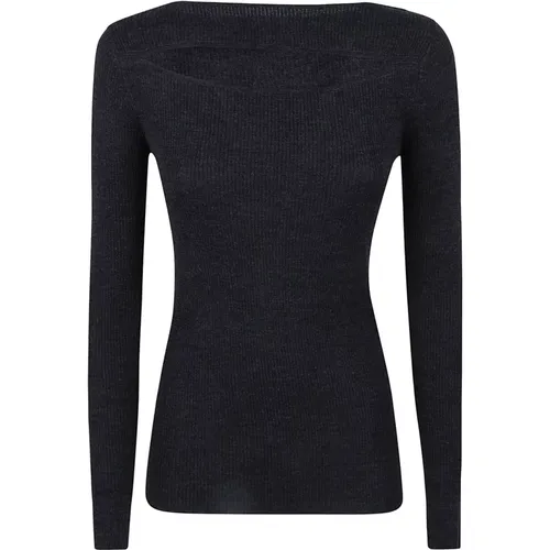 Womens Clothing Sweatshirts Grey Aw23 , female, Sizes: M, XS - P.a.r.o.s.h. - Modalova