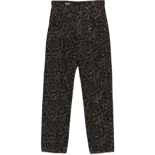 Leopard Jeans für stilvolle Outfits , Damen, Größe: W25 - adriano goldschmied - Modalova