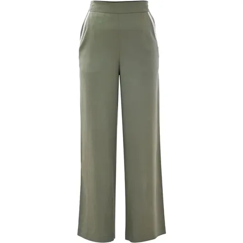 Weite Hose mit glänzenden Details an den Taschen - Kocca - Modalova