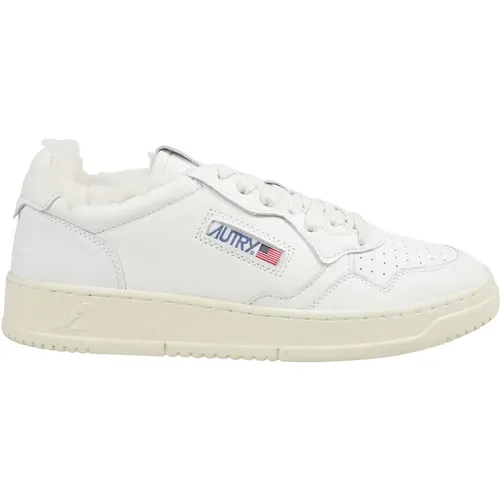 Shearling Low Top Sneakers , male, Sizes: 10 UK, 9 UK, 8 UK, 7 UK - Autry - Modalova