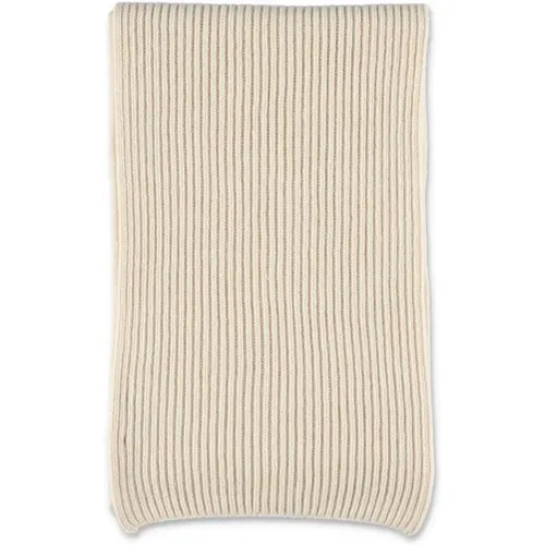 Luxury Ribbed Scarf Ecru , unisex, Sizes: ONE SIZE - A.p.c. - Modalova