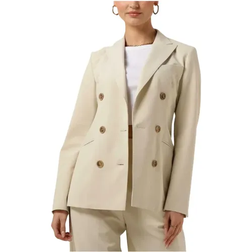 Beiger Alexina Damen Blazer - Semicouture - Modalova