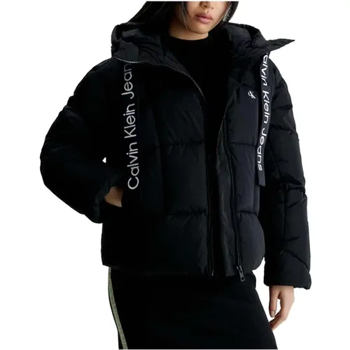 Elegant Puffer Jacket for Women , female, Sizes: S, M, L - Calvin Klein - Modalova
