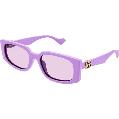Rectangular Sunglasses Womens Style , female, Sizes: 55 MM - Gucci - Modalova