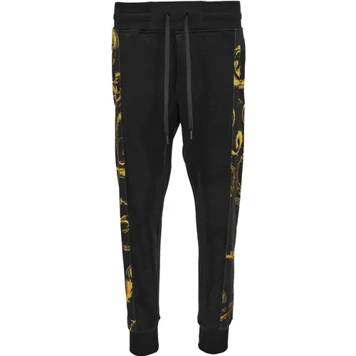 Hose,Schwarze Sweatpants für Männer - Versace Jeans Couture - Modalova