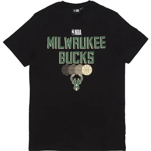 Milwaukee Bucks NBA Grafik Tee , Herren, Größe: 2XL - new era - Modalova