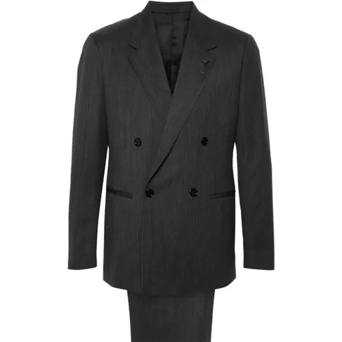 Textured Blazer and Trousers Set , male, Sizes: M, XL, L - Lardini - Modalova