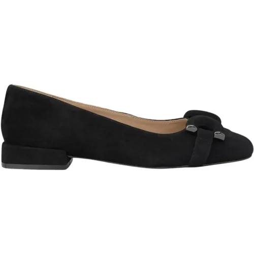 Flat Ballerina with Round Toe Detail , female, Sizes: 6 UK, 8 UK, 4 UK, 2 UK, 5 UK, 7 UK, 3 UK - Alma en Pena - Modalova