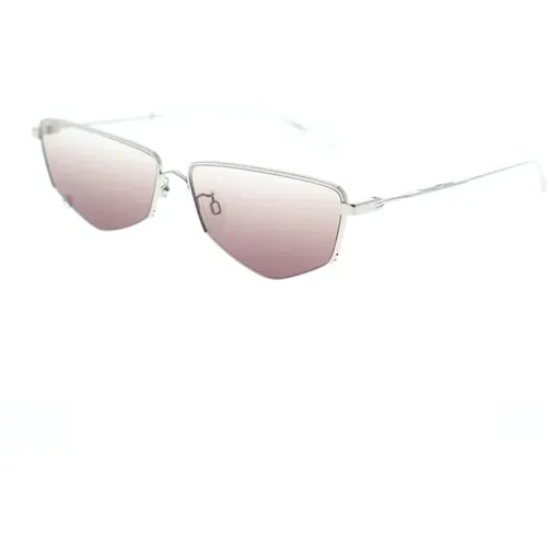 Geometric Sunglasses with Chain and Piercing Details , female, Sizes: 60 MM - alexander mcqueen - Modalova