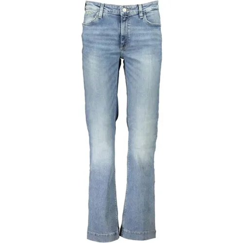 High Rise Bootcut Jeans Gewaschener Effekt - Guess - Modalova