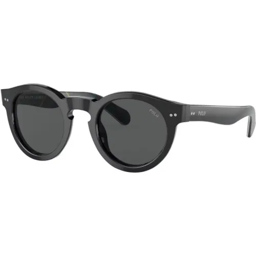 Schwarze Sonnenbrille für Männer - Ralph Lauren - Modalova