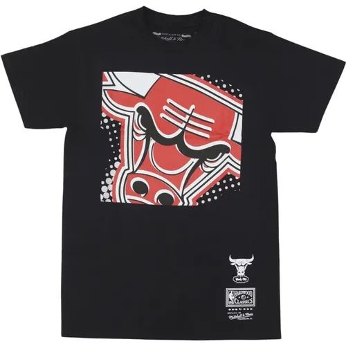 Chicago Bulls NBA Tee , male, Sizes: L, XL, M, S - Mitchell & Ness - Modalova