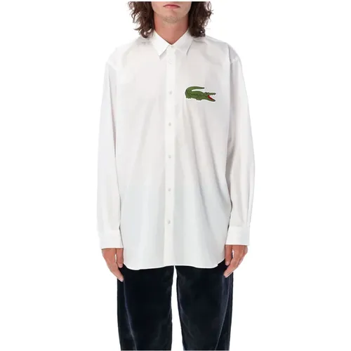 Lacoste Croco Shirt , male, Sizes: L - Comme des Garçons - Modalova