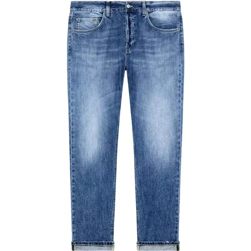 Reguläre helle Waschjeans , Herren, Größe: W30 - Dondup - Modalova