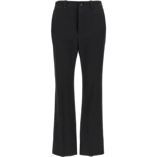 Cotton Trousers Elegant Stylish , female, Sizes: 2XL - Saint Laurent - Modalova