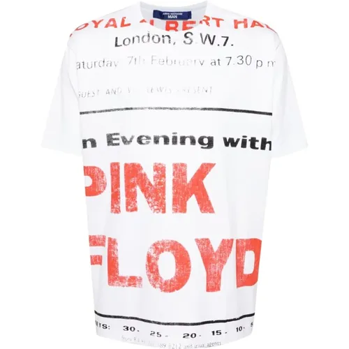 Pink Floyd Print Cotton T-shirt , male, Sizes: L, M - Junya Watanabe - Modalova