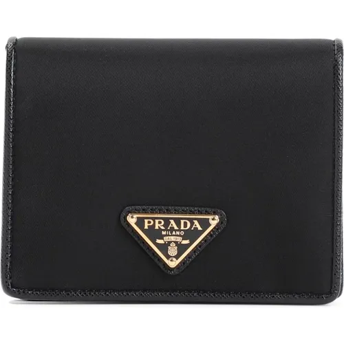 Schwarze Accessoires Geldbörse Eleganter Stil - Prada - Modalova