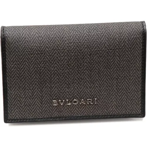 Pre-owned Canvas wallets , female, Sizes: ONE SIZE - Bvlgari Vintage - Modalova