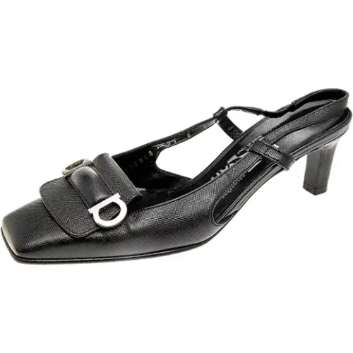 Pre-owned Leder sandals , Damen, Größe: 36 1/2 EU - Salvatore Ferragamo Pre-owned - Modalova
