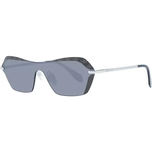Schwarze Damen-Sonnenbrille mit blauen Gläsern - Adidas - Modalova