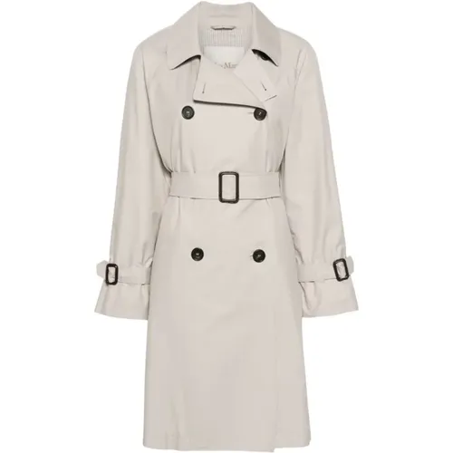 Classic Trench Coat Grey , female, Sizes: S - Max Mara - Modalova