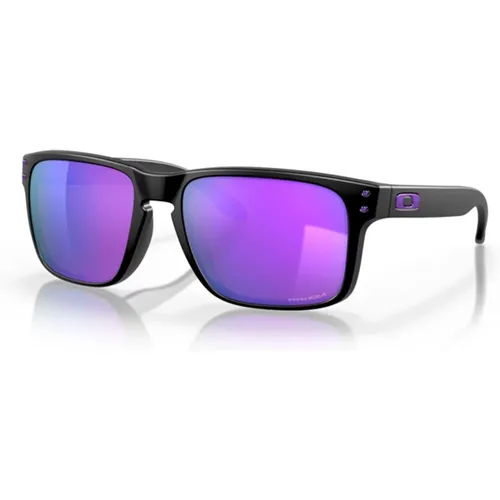 Prizm Rechteckige Sonnenbrille , unisex, Größe: 55 MM - Oakley - Modalova