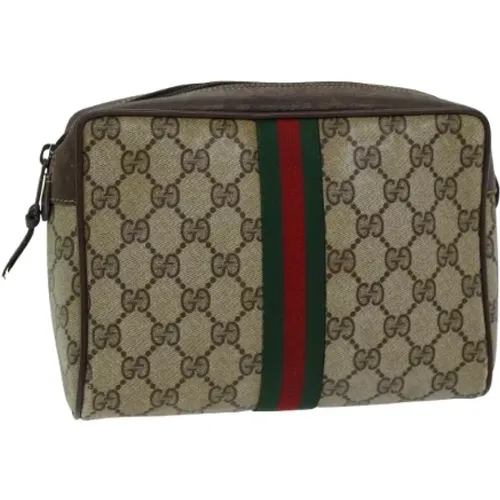 Pre-owned Leder clutches - Gucci Vintage - Modalova