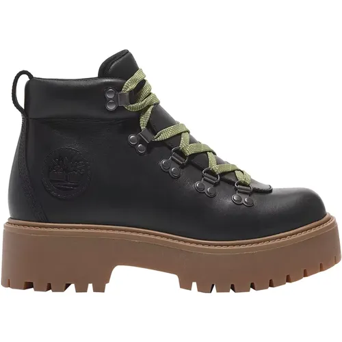 Schwarze Wanderstiefel mit Plateau - Timberland - Modalova