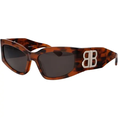 Stylische Sonnenbrille Bb0321S , Damen, Größe: 57 MM - Balenciaga - Modalova