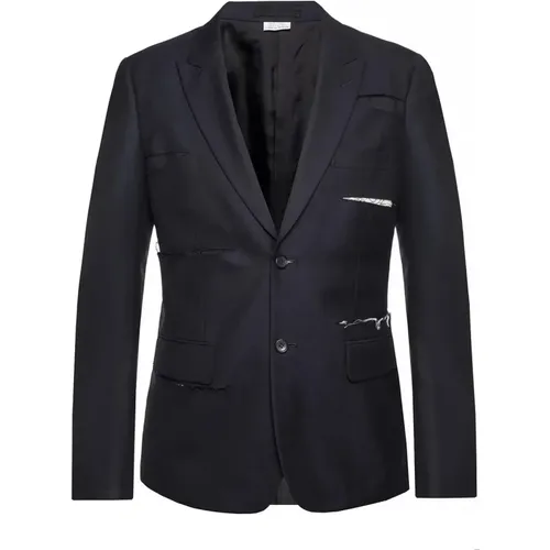 Blazer mit offener Kante , Herren, Größe: M - Comme des Garçons - Modalova