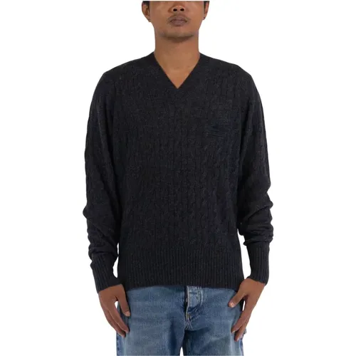 Cable Stitch Veck Sweater , male, Sizes: L - ETRO - Modalova