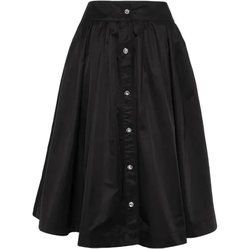 Schwarze Röcke für Frauen , Damen, Größe: XS - Moschino - Modalova