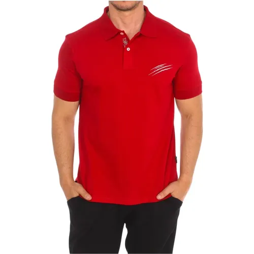 Polo mit Claw Print , Herren, Größe: XL - Plein Sport - Modalova