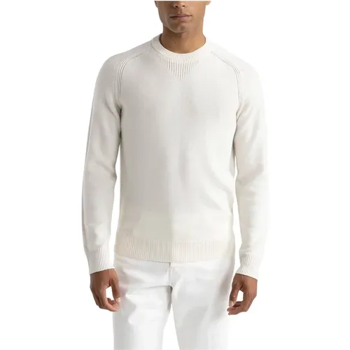 Woll-Rundhalsausschnitt-Pullover , Herren, Größe: XL - PESERICO - Modalova